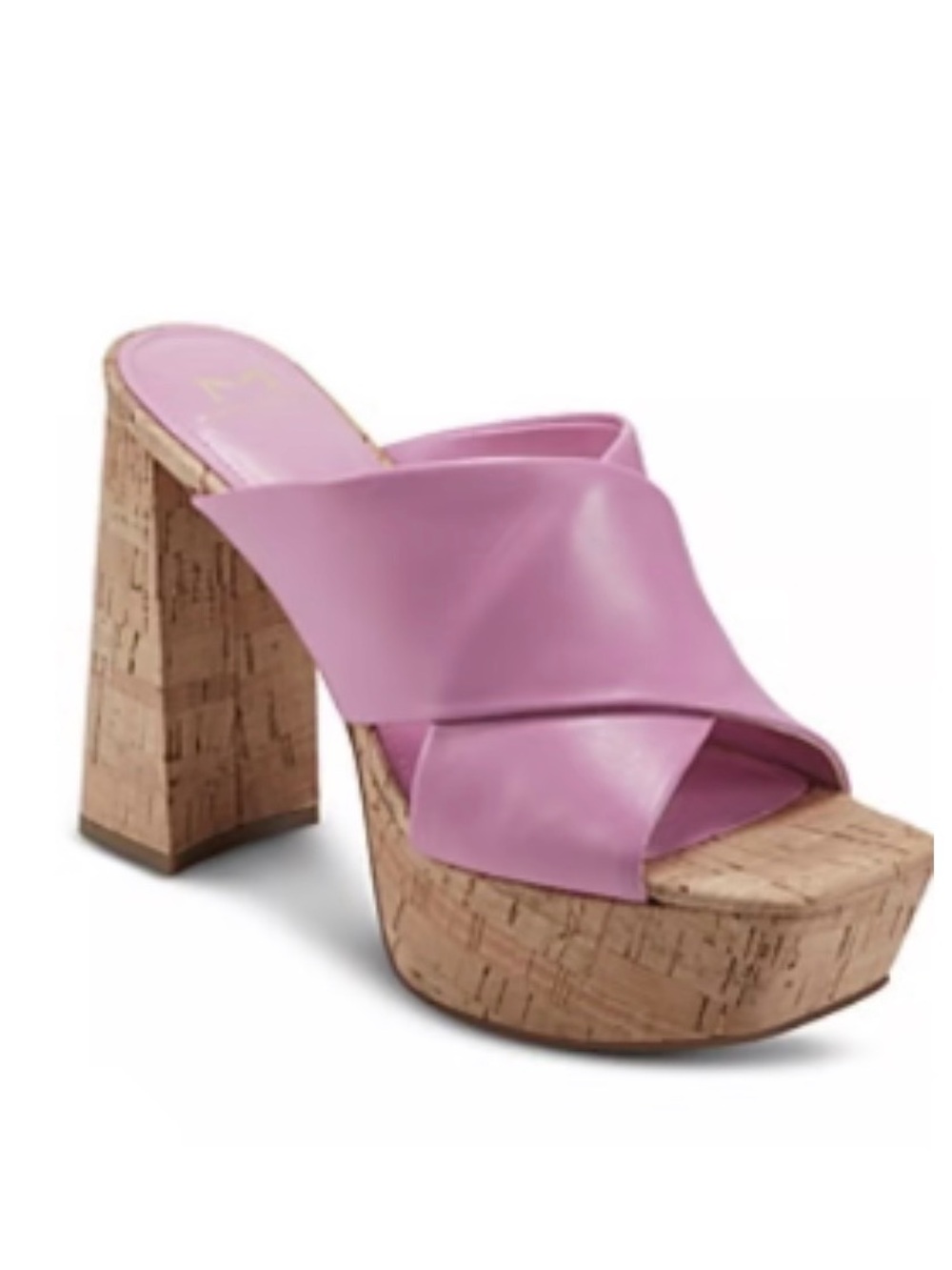 $130 Marc Fisher Farlow Women’s Platform Cork Mule Heels- 10